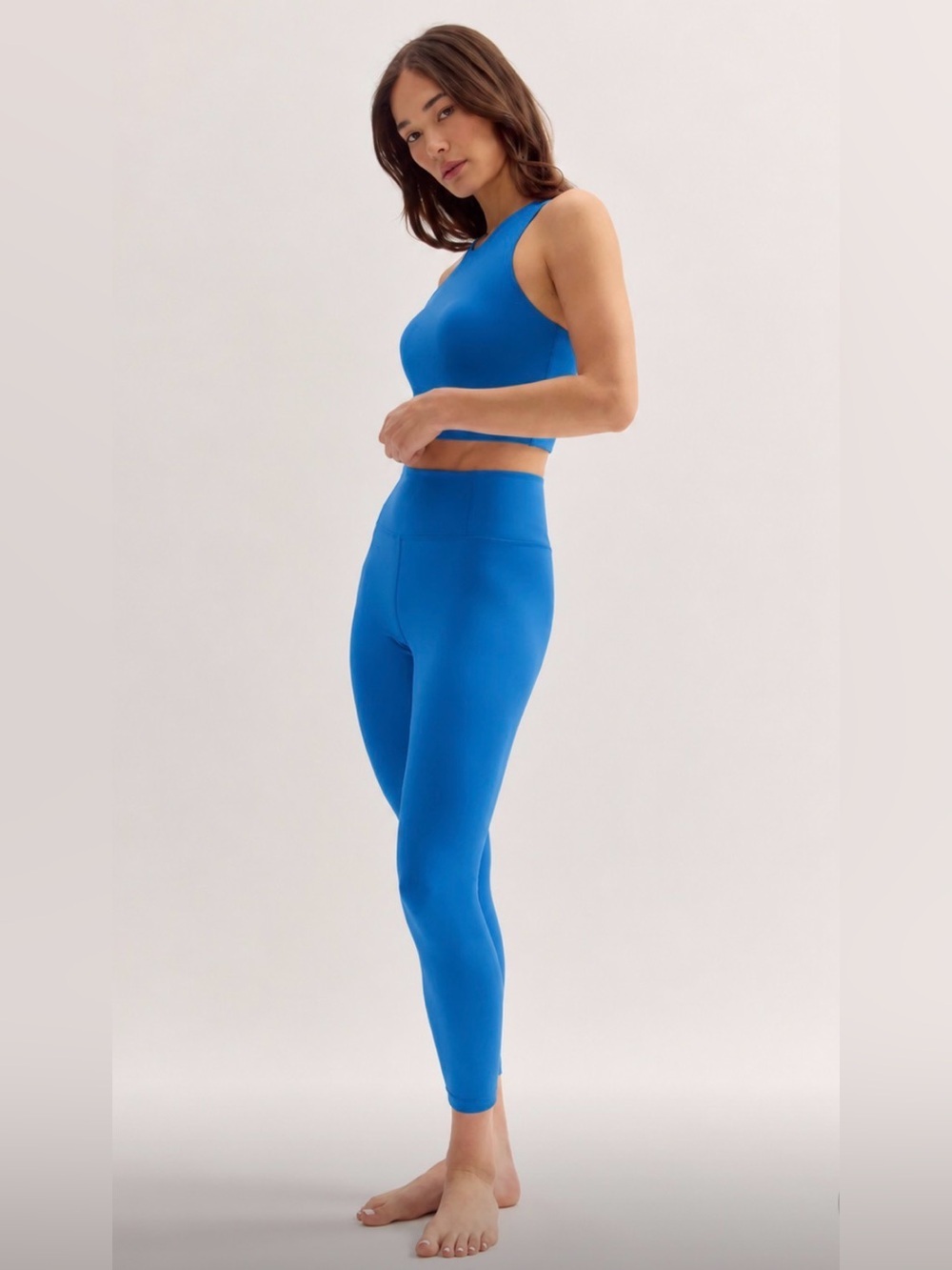 girlfriend collective Compressive High Rise Leggings in Bright Teal